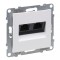Priza dubla RJ45 UTP CAT5E Legrand Suno alb 721151