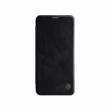 Husa de protectie Nillkin pentru LG V40 ThinQ, Qin Leather Case, Negru