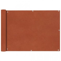 Prelata balcon, material textil oxford, 75 x 400 cm, teracota foto