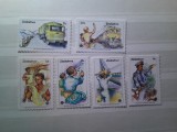 Serie Zimbabwe 1983 - Comunicatii , Transport , 6 valori, Nestampilat