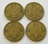 Q220 SET COMPLET 4 MONEDE DE 10 LEI 1930 CAROL II toate monetariile LONDRA, PARIS, HEATON, KN in stare foarte frumoasa, Bronz-Aluminiu