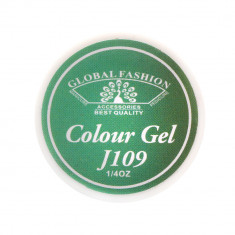 Gel color unghii, vopsea de arta, seria Distinguished Green, Global Fashion, 5gr, J109