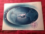 Bloc Israel 1962 Aviatie EL AL , stampila speciala