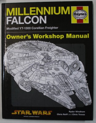 MILLENNIUM FALCON , OWNER &amp;#039; S WORKSHOP MANUAL by RYDER WINDHAM ...CHRIS TREVAS , 2015 foto