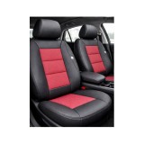 Huse scaune auto universale premium&nbsp; cu bancheta spate fractionata negru rosu Cod: F3001-P28 Automotive TrustedCars