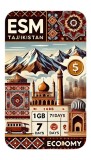 eSIM Tajikistan 1GB 7Days Economy