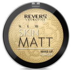 Pudra New Skin Matt, efect matifiere, Nr. 02, Revers 9g