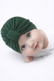 Caciulita verde inchis tip turban (Marime Disponibila: 6-9 luni (Marimea 19