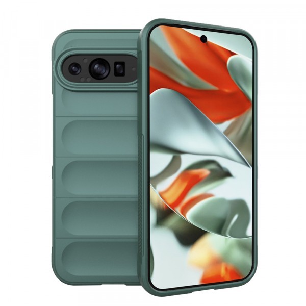 Husa pentru Google Pixel 9 Pro XL, Techsuit, Magic Shield, Verde