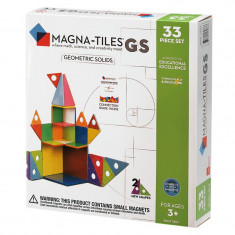 Magna-Tiles Geometric Solids set magnetic - 33 piese foto