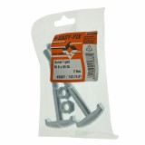 Surub T, pentru fixare gard, 35 mm, cu piulita, M 8 x 80 mm, set 2 bucati