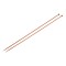 Set 2 andrele drepte din bambus Crisalida, dimensiune 3.5 mm