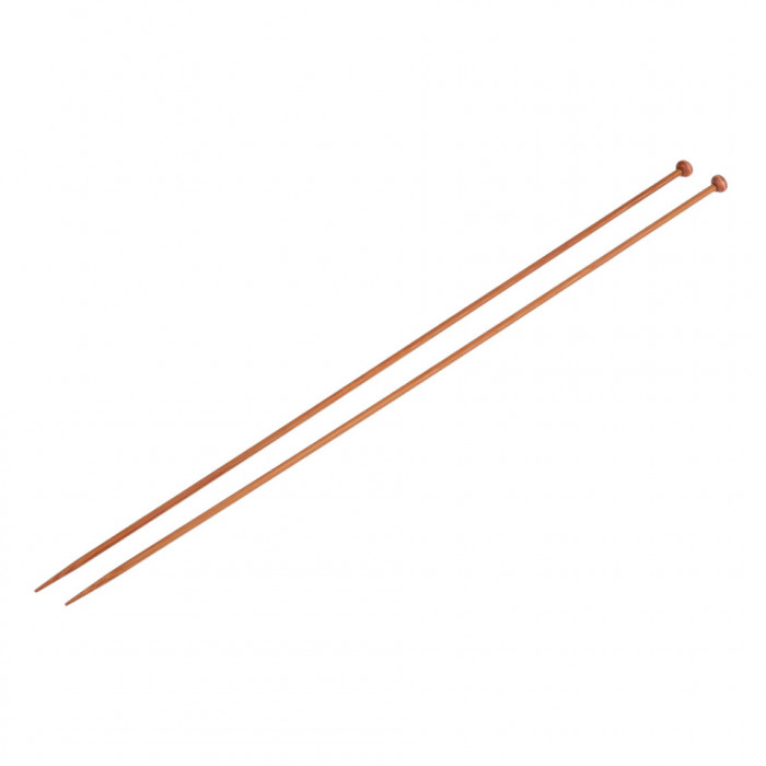 Set 2 andrele drepte din bambus Crisalida, dimensiune 3.5 mm