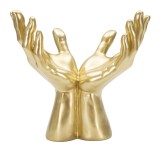 Mauro Ferretti Statueta Maini Pace cm 25X15X24 | Aosom Romania