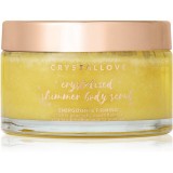 Crystallove Clear Quartz Shimmer Body Scrub exfoliant pentru corp 200 g