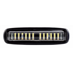 Proiector LED 24W 30&deg; 12-24V lumina alba + portocalie si functie stroboscopica