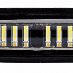 Proiector LED 24W 30° 12-24V lumina alba + portocalie si functie stroboscopica
