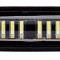 Proiector LED 24W 30&deg; 12-24V lumina alba + portocalie si functie stroboscopica
