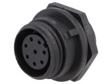 Conector Circular Soclu Mamă 8 PIN IP68 125V