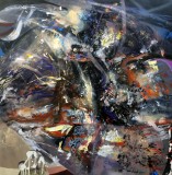 Pictura Iar spiritul va dainui 130x130 cm O Kloska