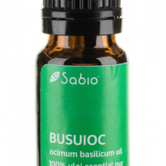 Ulei esential de busuioc (ocimum basilicum oil), 10ml, Sabio