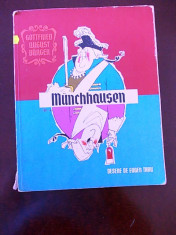 GOTTFRIED AUGUST BURGER- MUNCHHAUSEN, carte pentru copii, r6c foto