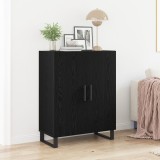 VidaXL Dulap, stejar negru, 69,5x34x90 cm, lemn prelucrat