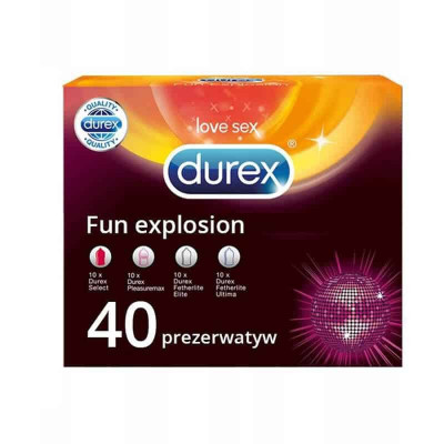 Prezervative Durex Fun Mix 40, 40 bucati foto