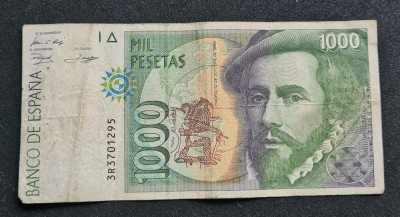 Spania 1000 pesetas 1992 foto