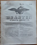 Cumpara ieftin Ziarul Buletin , gazeta oficiala a Principatului Valahiei , nr. 59 , 1843