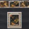 Cook Insule 1987 - Crăciun - Picturi de Rembrandt, Serie+Coliță, Cota 24 EU, MNH