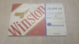 Cumpara ieftin Cartela telefonica Romtelecom 1998, reclama Winston, 20.000 lei