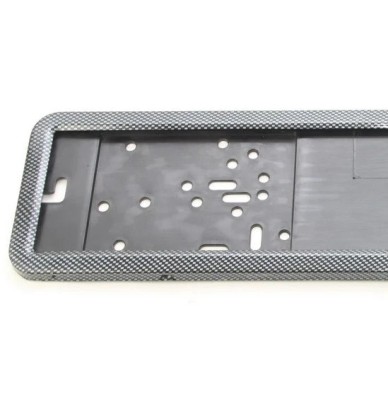 Suport numar inmatriculare INOX + finisaj CARBON, LPF 002 AVX-AM01120 foto