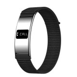 Cumpara ieftin iSEN B8 Ceas Inteligent, Alb cu bratara Neagra, Material textil, Ritm Cardiac Oxigen Sange, Detectare Presiune, Urmarire Somn Activitate, Sanatate Fem