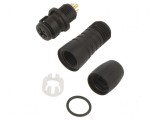 Conector circular 620 125V 3 pini mufă mamă lipire pe cablu