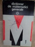 Vasile Bobancu - Dictionar de matematici generale (Editia: 1974)