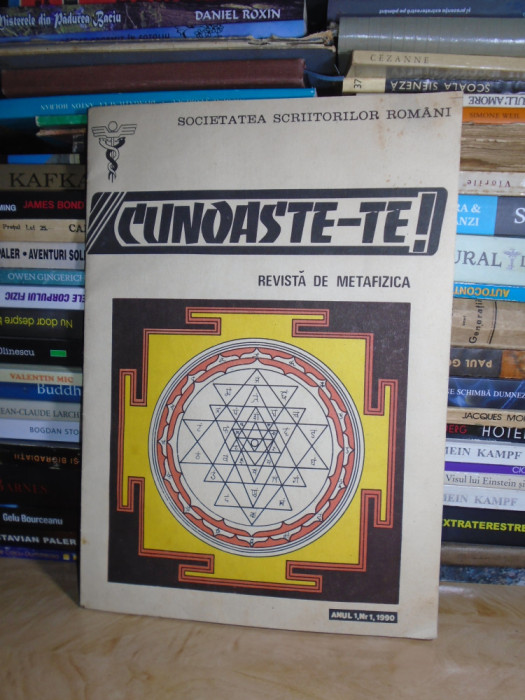 CUNOASTE-TE * REVISTA DE METAFIZICA , ANUL 1 , NR. 1 / 1990