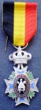 5.227 BELGIA MEDALIA ORDINUL MUTUALITY BELGIUM AWARD CIVIL SERVICE CROSS 2nd cls