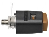 Clemă de laborator maro 70VDC 16A nichel -25&divide;90&deg;C