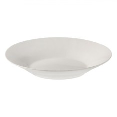 Farfurie Porțelan, Ad&acirc;ncă, Albă, Diametru 22.5 cm
