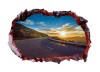 Autocolant decorativ, Gaura in perete, Multicolor, 85 cm, 611STC-1, animale si pasari, Oem