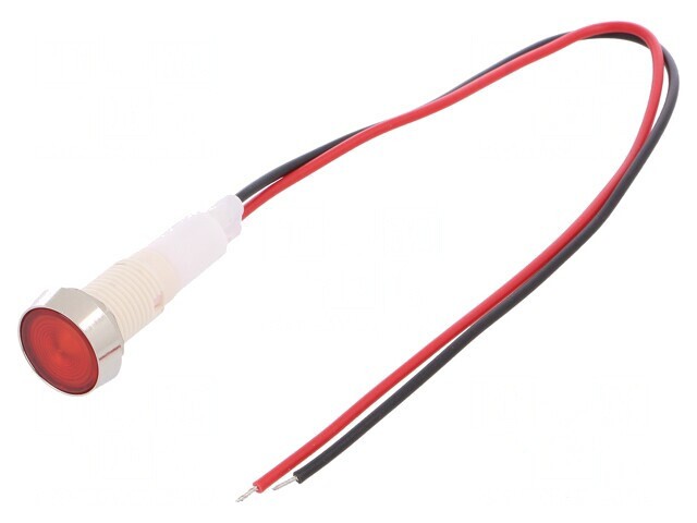 Lampă LED Control Roșie 110V 10mm Plastic