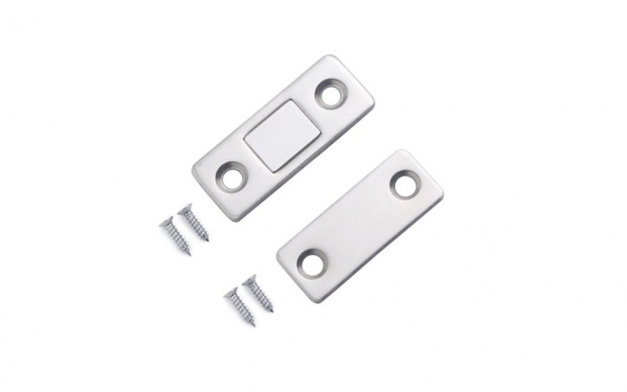 Set de 2 inchizatoare magnetice slim cu suruburi incluse pentru usi si sertare, MyStyle&reg;