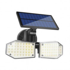 Lampa LED cu panou solar, TA006, senzor de miscare, 30W foto