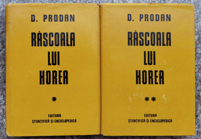 Rascoala Lui Horea Vol.1-2 - D. Prodan ,558336