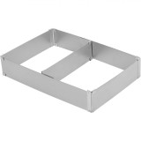 Formă Copt, Ajustabilă, Dreptunghiulară, Separare Aluat, Oțel Inoxidabil, Oem