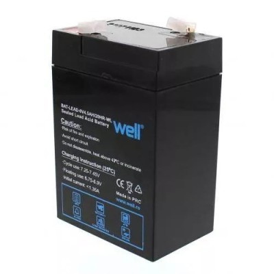 Acumulator plumb acid 6V 4.5AH Well foto