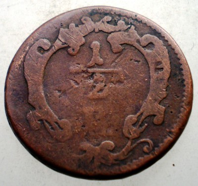 G.098 AUSTRIA MARIA THERESA 1/2 KREUZER ND 1760 foto