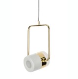 Cumpara ieftin Lustra pendul design modern Enoch aurie/alb, aurie rose/negru, XCP7598.WHITE - King Alb