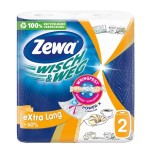 Prosoape de hartie Zewa Wisch&amp;amp;Weg Design, 2 straturi, 2 role, 72 foi